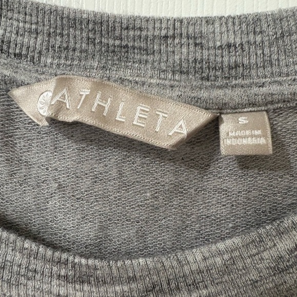 Athleta Gray Criss Cross T shirt Dress - Picture 4 of 7